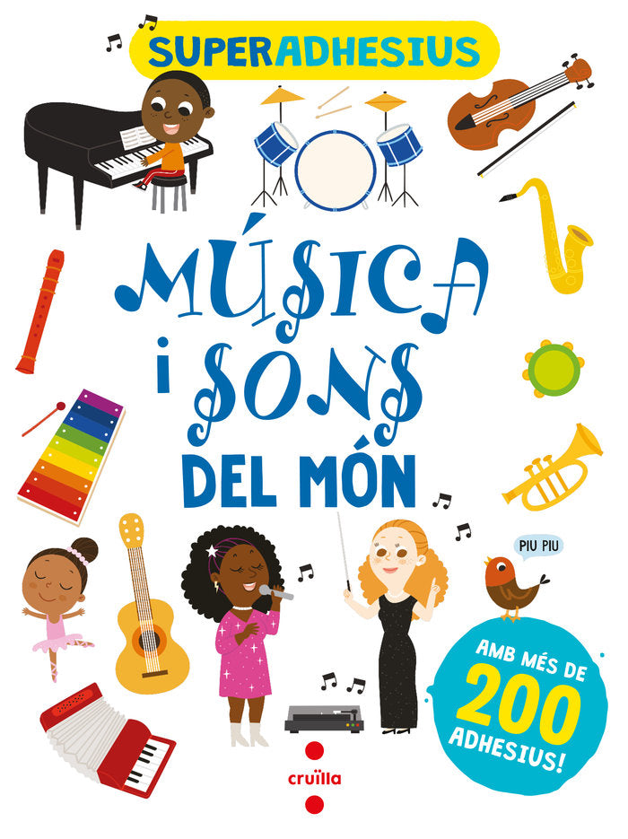 SUPERADHESIUS MUSICA I SONS DEL MON CATALA, de LIBRI, DE AGOSTINI | portada del libro