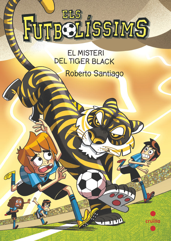 ELS FUTBOLISSIMS 26 EL MISTERI DEL TIGER BLACK, de SANTIAGO, ROBERTO | portada del libro