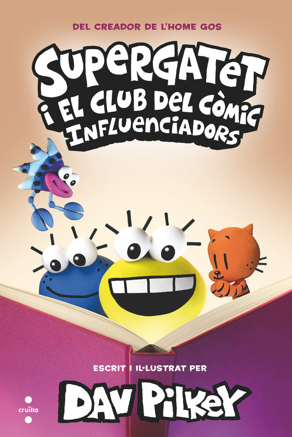 SUPERGATET I EL CLUB DEL COMIC 5 INFLUENCIADORS, de PILKEY, DAV | portada del libro