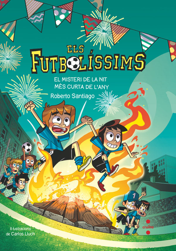 COMIC ELS FUTBOLISSIMS 3 EL MISTERI DE LA NIT MES CURTA DE, de SANTIAGO, ROBERTO | portada del libro