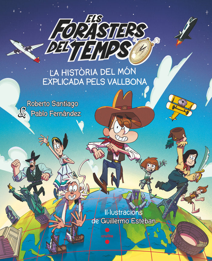 ELS FORASTERS DEL TEMPS LA HISTORIA DEL MON EXPLICADA PELS, de SANTIAGO, ROBERTO | portada del libro