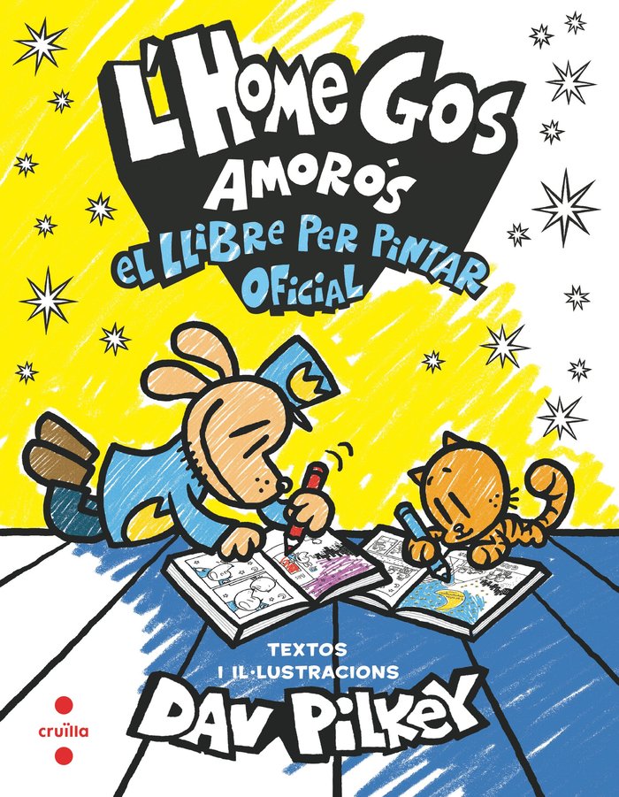 L'HOME GOS AMOROS EL LLIBRE PER PINTAR OFICIAL, de PILKEY, DAV | portada del libro