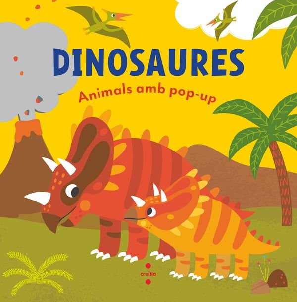 ANIMALS AMB POP-UP. DINOSAURES, de HALL, ABIGAIL | portada del libro