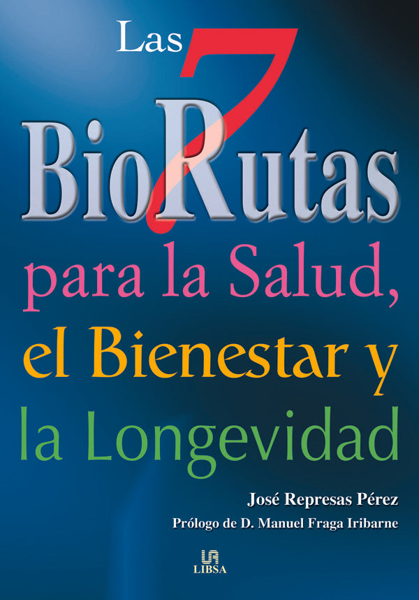 Las 7 Biorutas para la Salud, el Bienestar y la Longevidad, de Represas Pérez | portada del libro