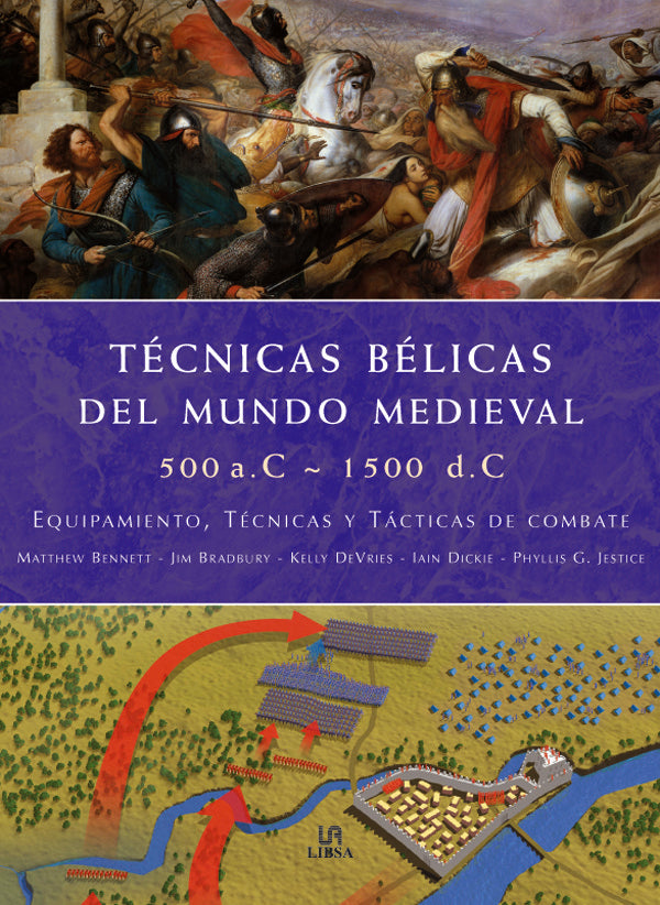 Técnicas Bélicas del Mundo Medieval, de BENNET | portada del libro