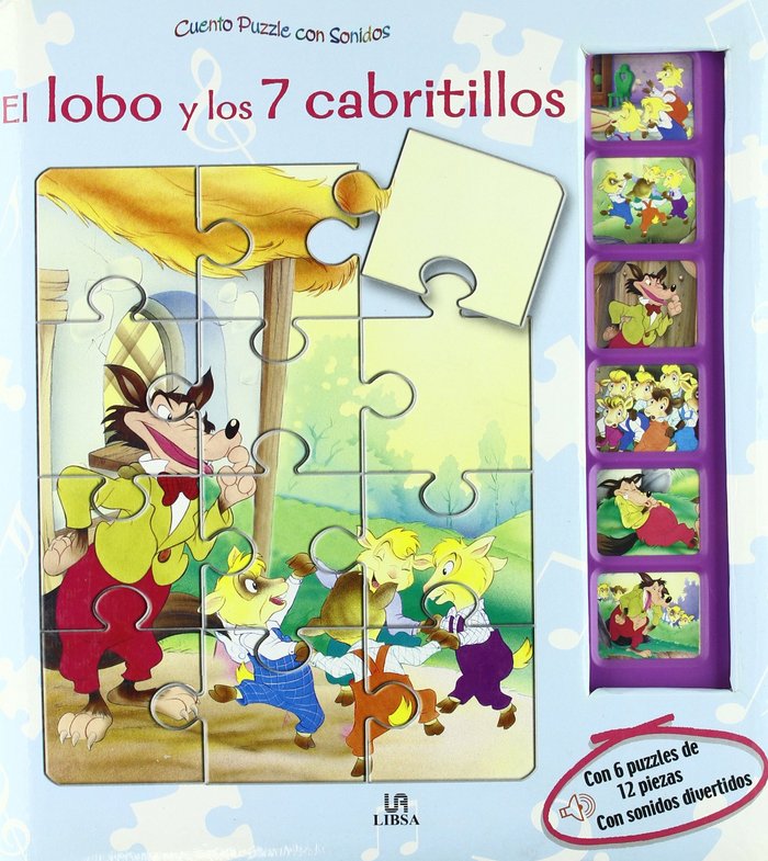 El lobo y los siete cabritillos, de LIBSA | portada del libro