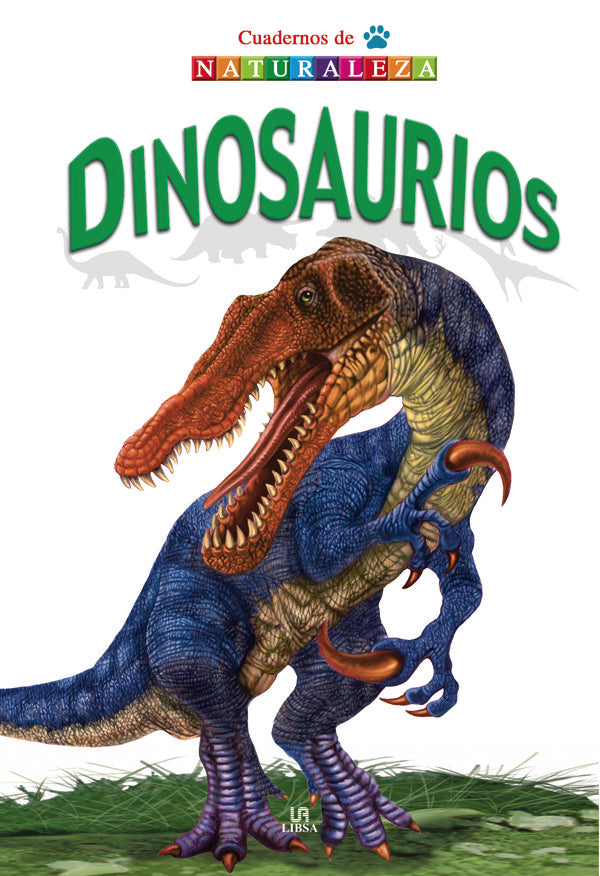 DINOSAURIOS CUADERNOS DE NATURALEZA, de AA.VV. | portada del libro