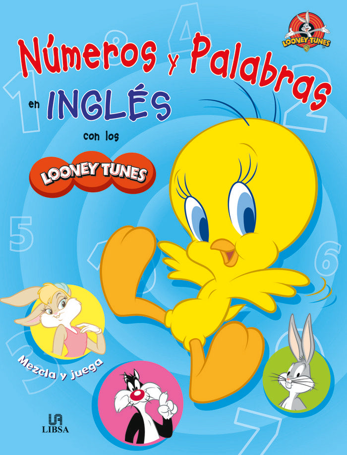Números y Palabras en Inglés con los Looney Tunes, de AA.VV. | portada del libro