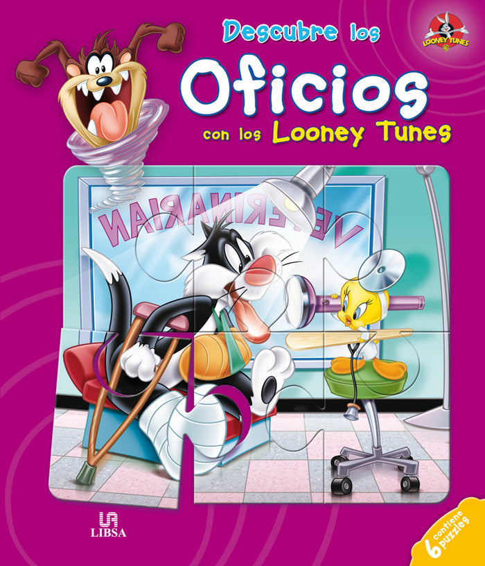 Descubre los Oficios con los Looney Tunes, de AA.VV. | portada del libro