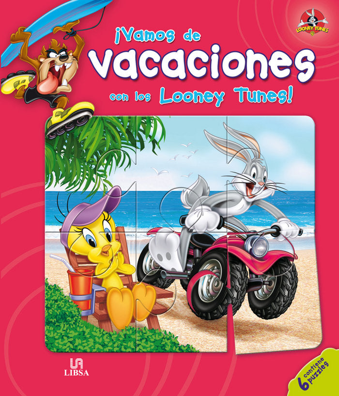 ¡Vamos de Vacaciones con los Looney Tunes!, de AA.VV. | portada del libro