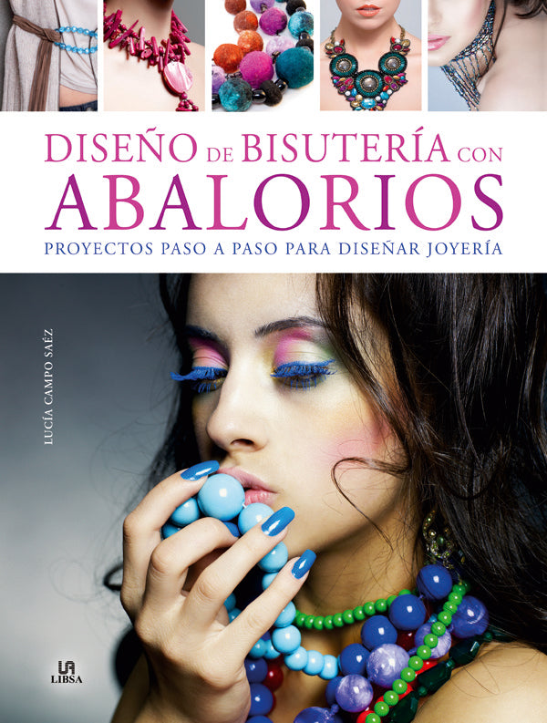 Diseños de Bisuter¡a con Abalorios, de CAMPO SAEZ | portada del libro