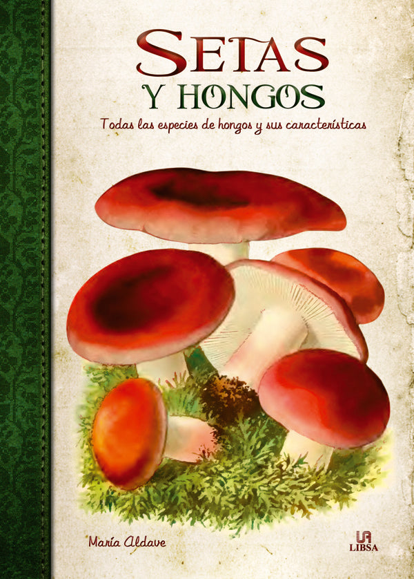 Setas y Hongos, de Aldave, María | portada del libro