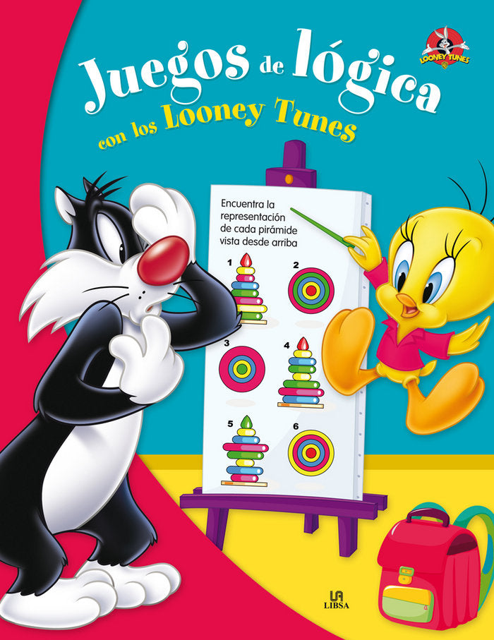 Juegos de Lógica con los Looney Tunes, de AA.VV. | portada del libro