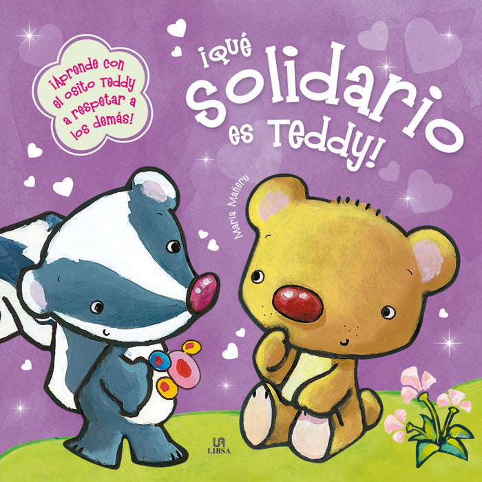 ¡Qué Solidario es Teddy!, de Equipo Editorial | portada del libro