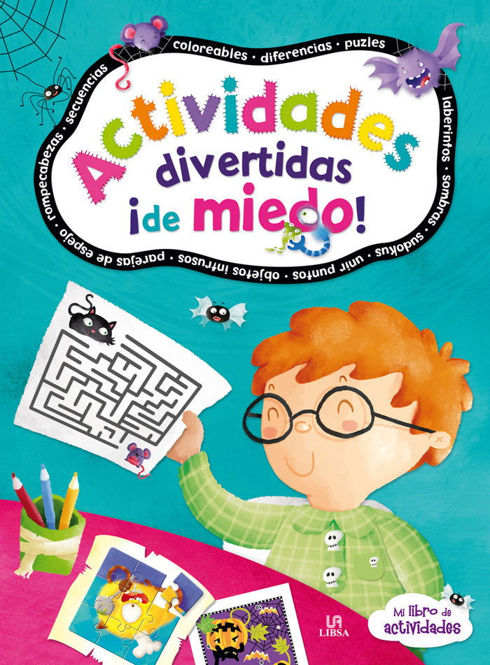 Actividades Divertidas ¡de Miedo!, de EQUIPO EDITORIAL | portada del libro