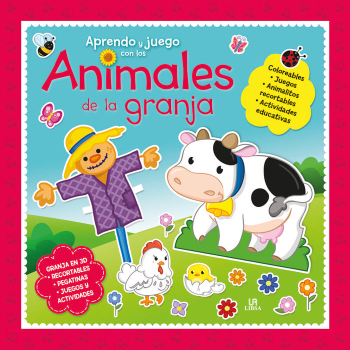 Aprendo y Juego con los Animales de la Granja, de Equipo Editorial | portada del libro