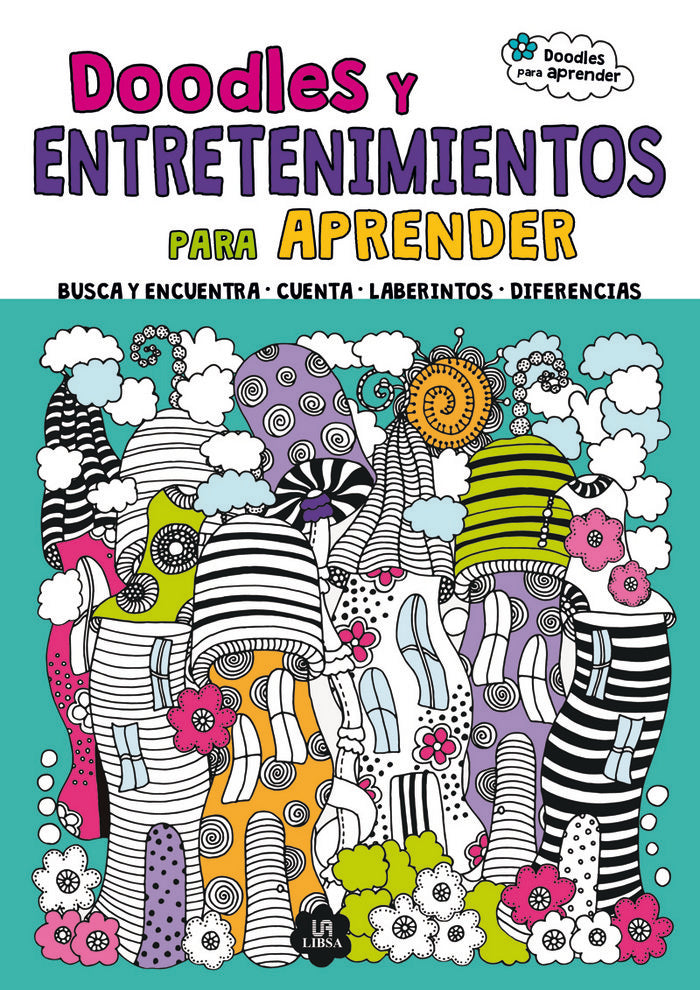 Doodles y Entretenimientos para Aprender, de Equipo Editorial | portada del libro