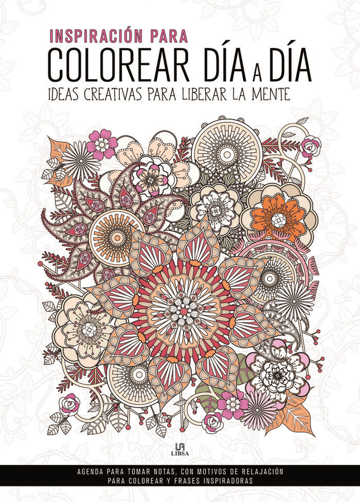 Inspiración para Colorear Día a Día, de Equipo Editorial | portada del libro