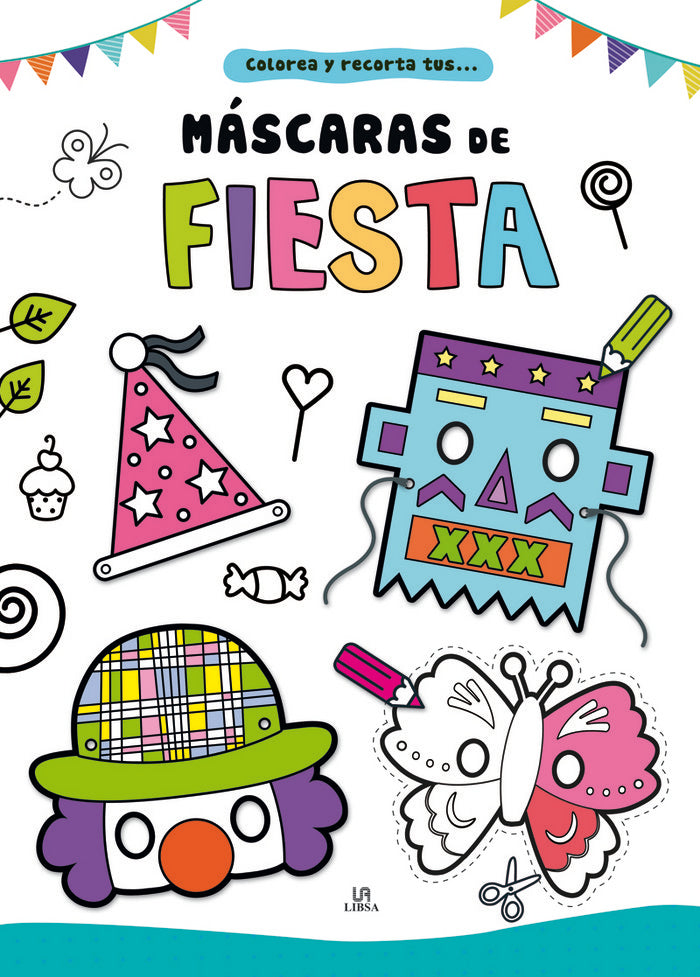 Máscaras de Fiesta, de Equipo Editorial | portada del libro