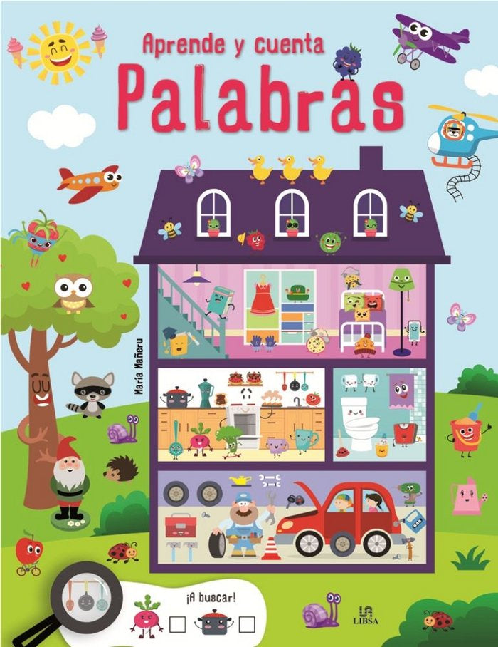 Aprende y Cuenta Palabras, de Equipo Editorial | portada del libro