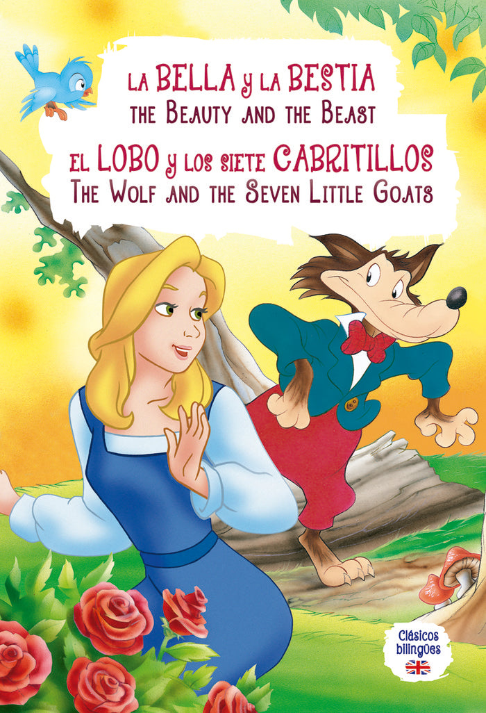 La Bella y la Bestia - El Lobo y los Siete Cabritillos, de Equipo Editorial | portada del libro