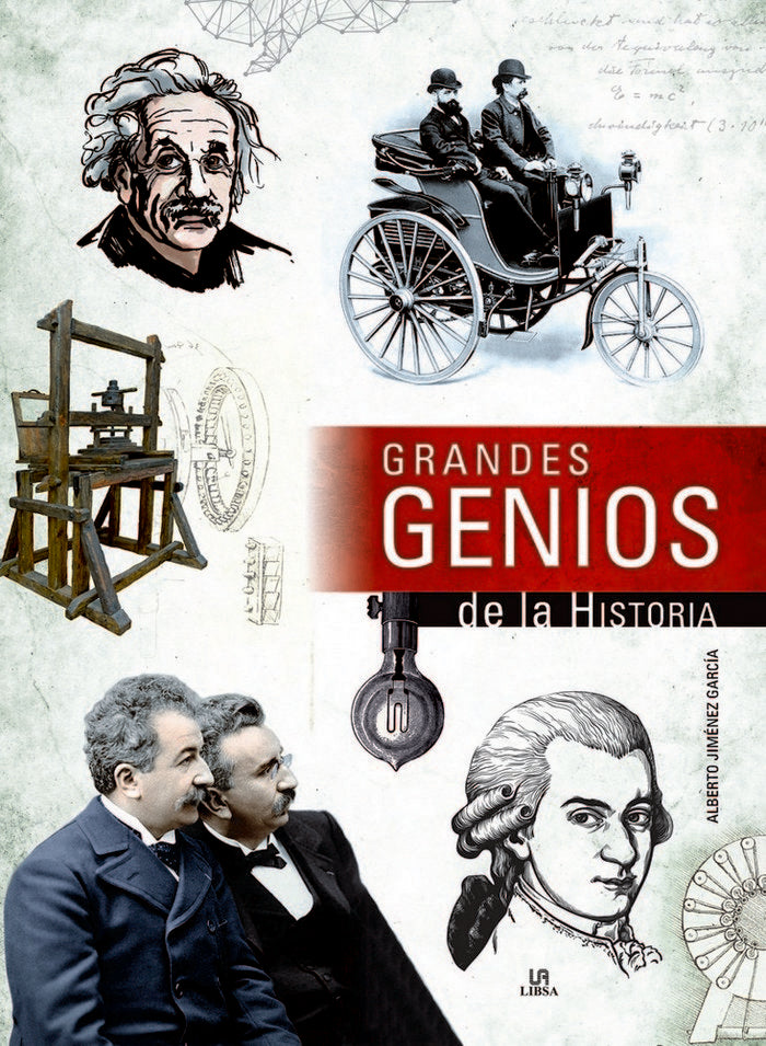 Grandes Genios de la Historia, de Jiménez García, Alberto | portada del libro