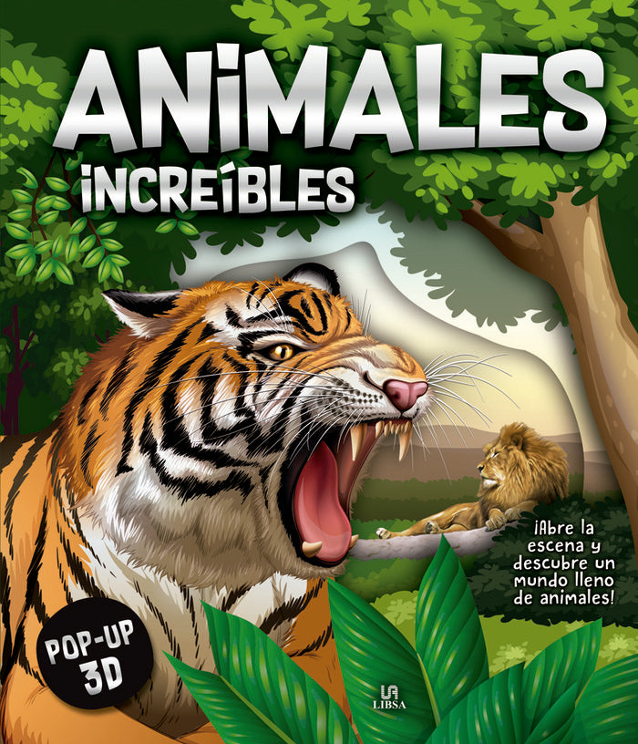 Animales Increíbles, de Equipo Editorial | portada del libro