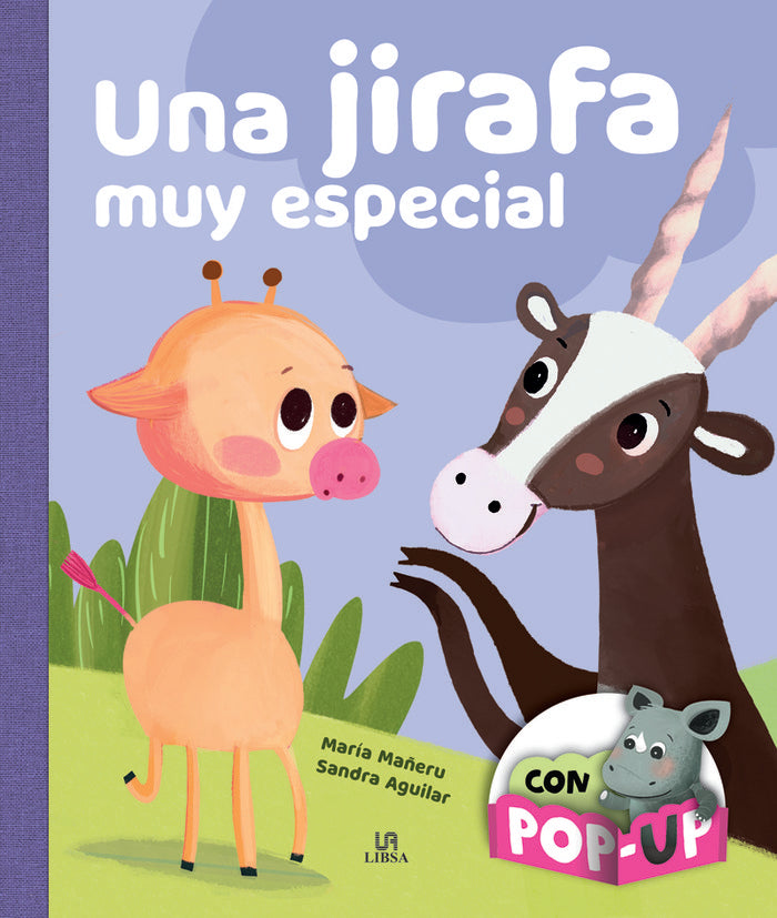 UNA JIRAFA MUY ESPECIAL, de MAÑERU CAMARA, MARIA | portada del libro