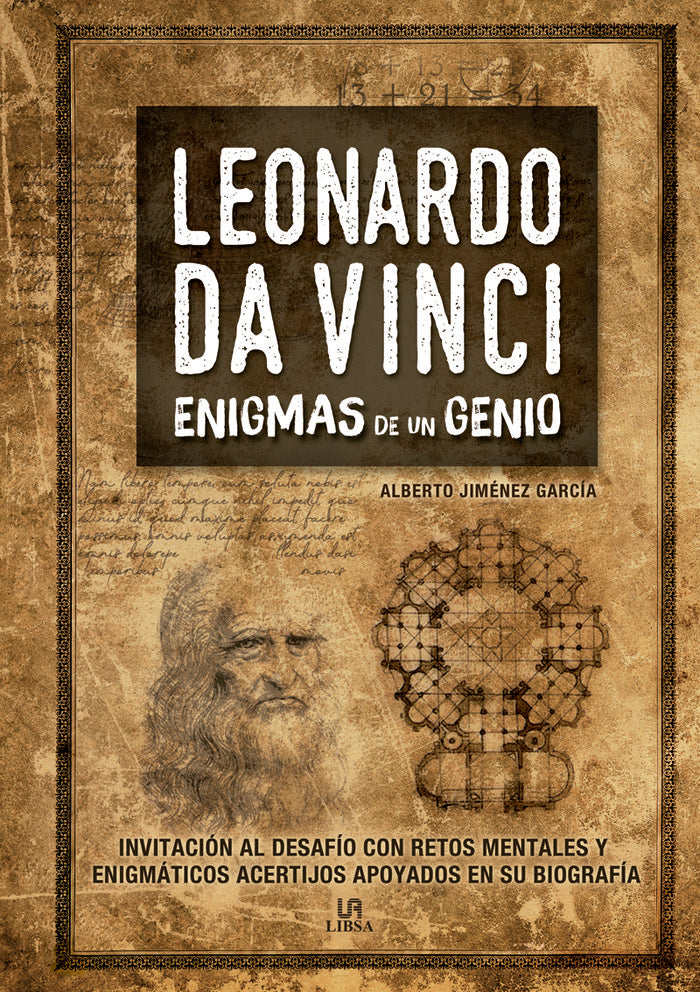 ENIGMAS DE UN GENIO LEONARDO DA VINCI, de JIMENEZ GARCIA, ALBERTO | portada del libro