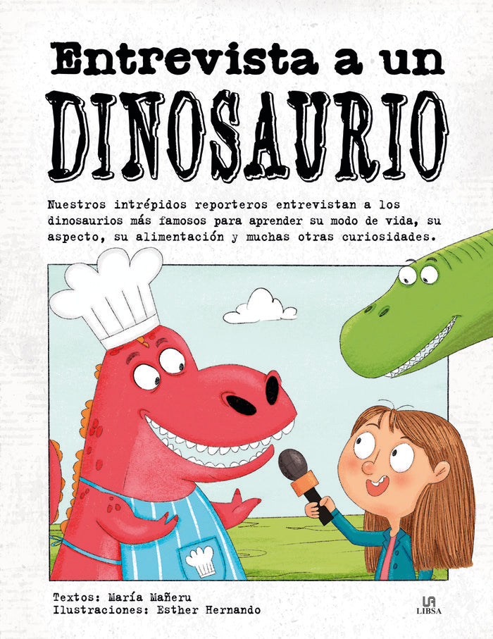ENTREVISTA A UN DINOSAURIO, de EQUIPO EDITORIAL | portada del libro
