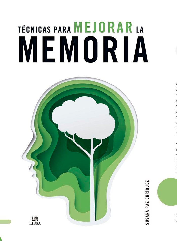 Técnicas para Mejorar la Memoria, de Paz Enríquez, Susana | portada del libro