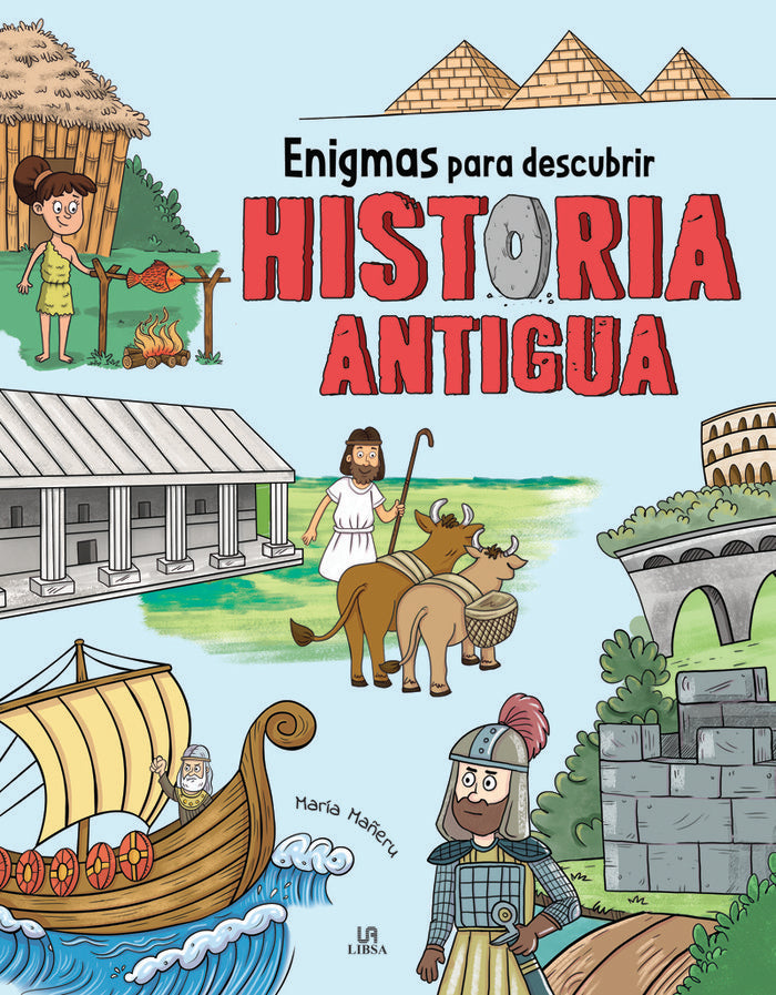 ENIGMAS PARA DESCUBRIR HISTORIA ANTIGUA, de EQUIPO EDITORIAL | portada del libro