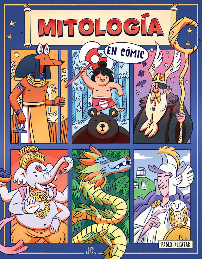 MITOLOGIA EN COMIC, de ALCAZAR ALARCON, PABLO | portada del libro
