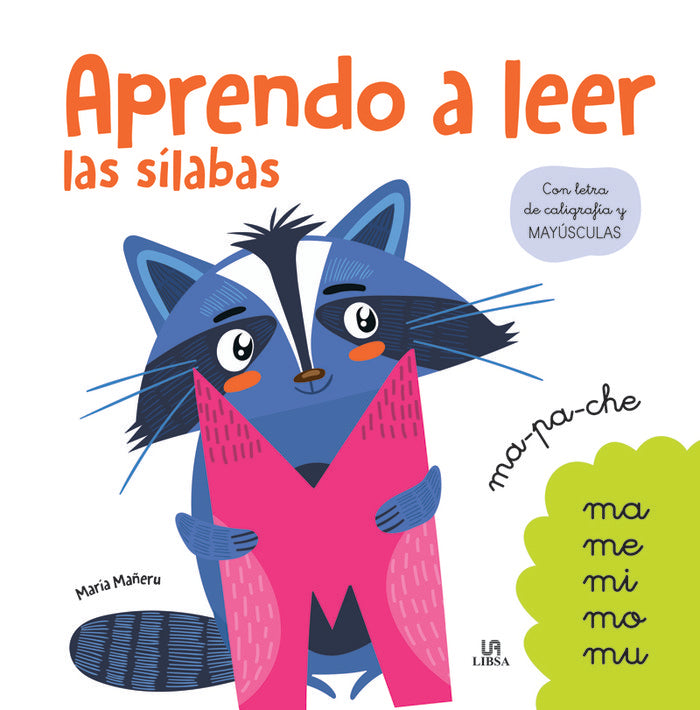 APRENDO A LEER LAS SILABAS, de MAÑERU CAMARA | portada del libro
