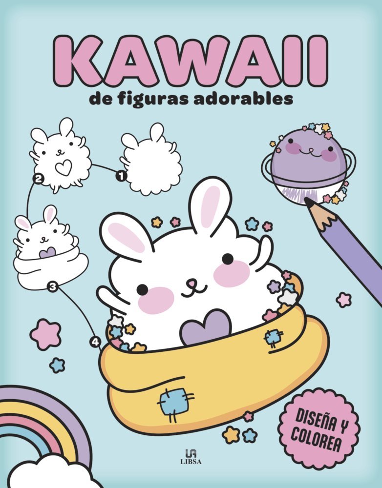 KAWAII DE FIGURAS ADORABLES, de EQUIPO EDITORIAL | portada del libro