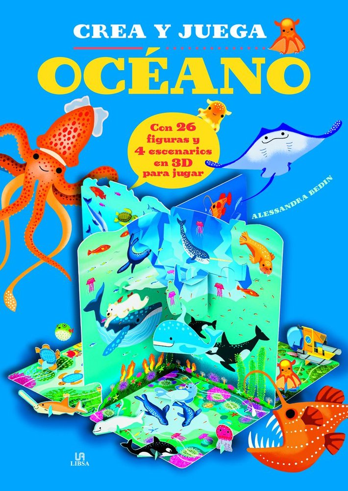 OCEANO CREA Y JUEGA, de BEDIN | portada del libro