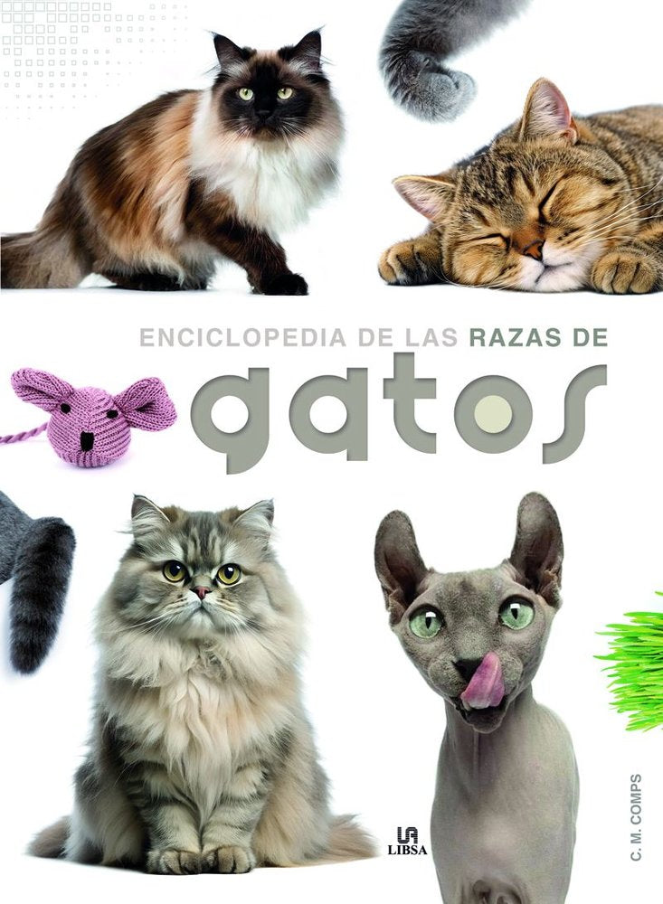 ENCICLOPEDIA DE LAS RAZAS DE GATOS, de MARTIN COMPS | portada del libro