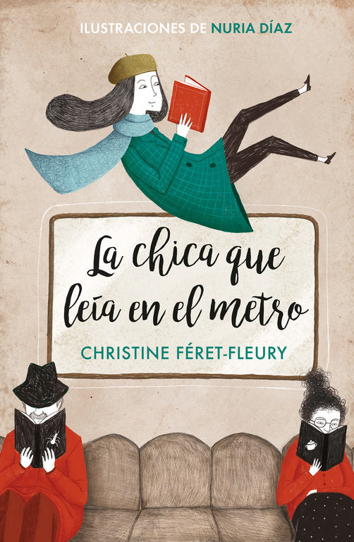 La chica que leía en el metro (edición ilustrada), de Féret-Fleury | portada del libro