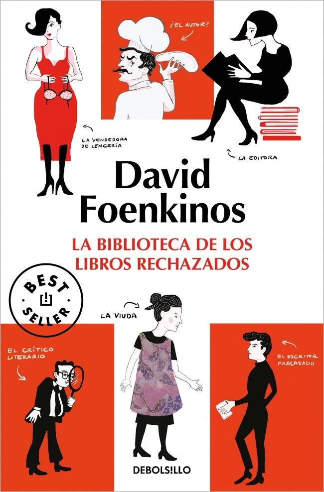 La biblioteca de los libros rechazados, de Foenkinos, David | portada del libro