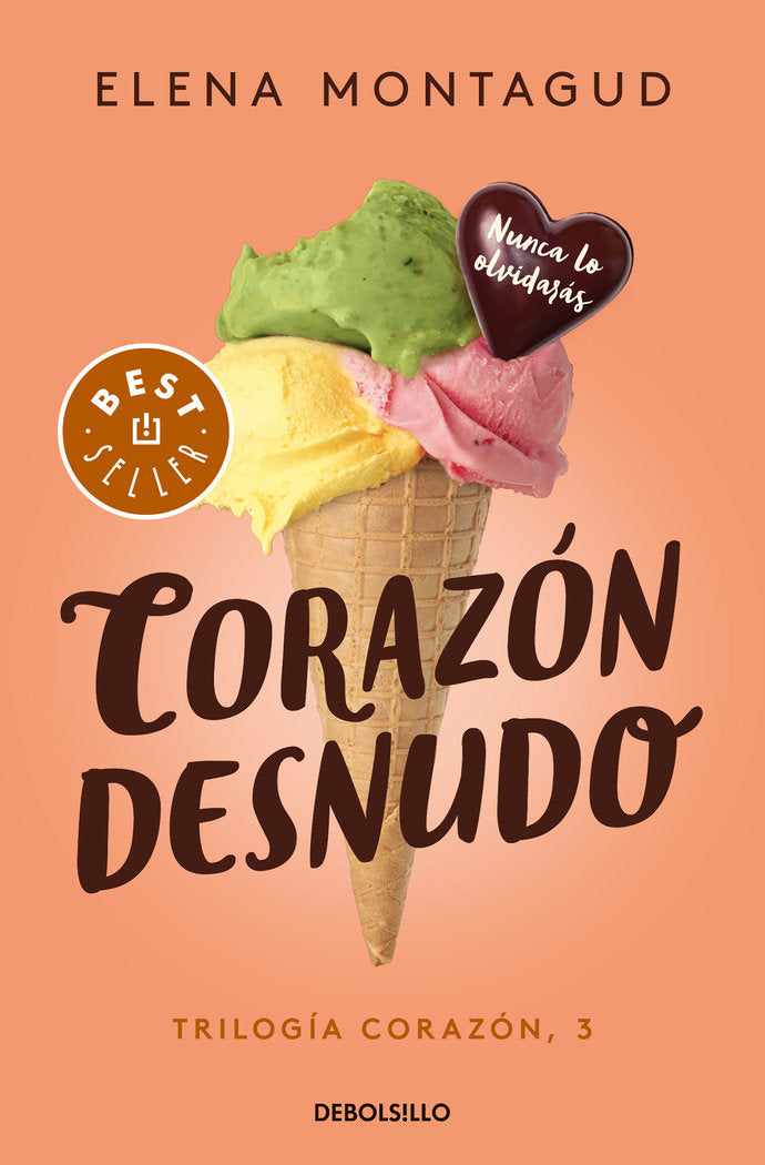 Corazón desnudo (Trilogía Corazón 3), de Montagud | portada del libro