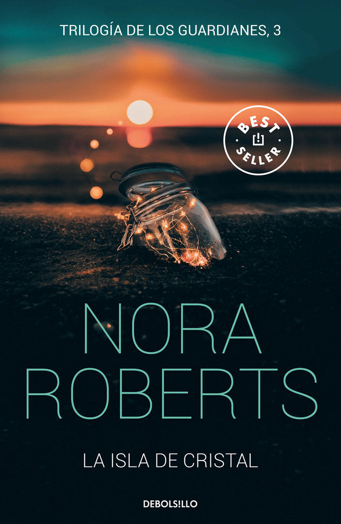 La isla de cristal (Trilogía de los Guardianes 3), de Roberts, Nora | portada del libro