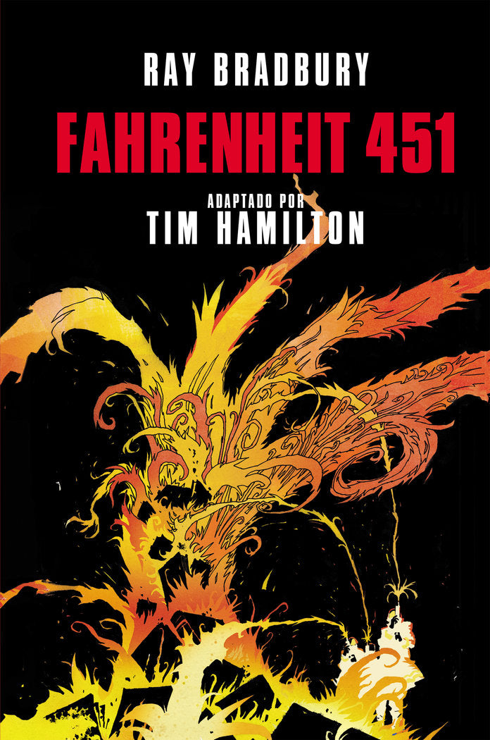 Fahrenheit 451 (novela gráfica), de Bradbury, Ray | portada del libro
