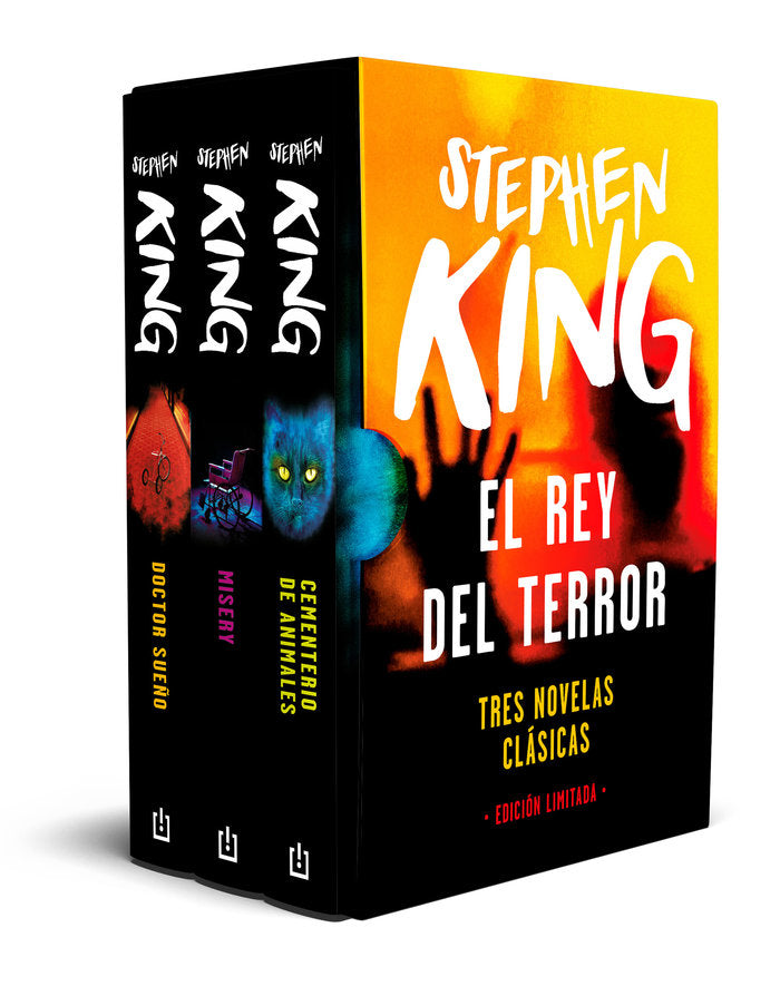 ESTUCHE STEPHEN KING. EL REY DEL TERROR. TRES NOVELAS CLASICAS, de KING, STEPHEN | portada del libro