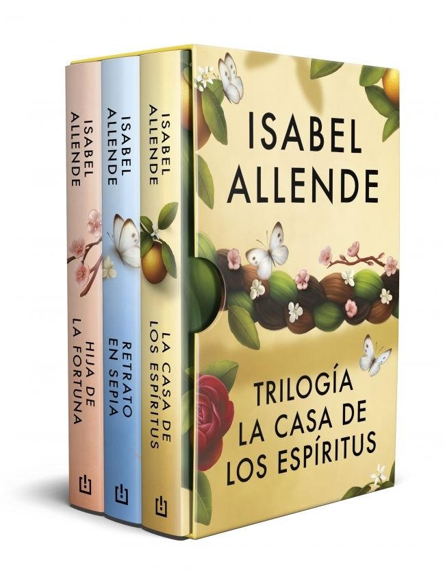 ESTUCHE TRILOGIA LA CASA DE LOS ESPIRITUS (CONTIENE LA CASA DE LOS ESPIRITUS   H, de ALLENDE, ISABEL | portada del libro