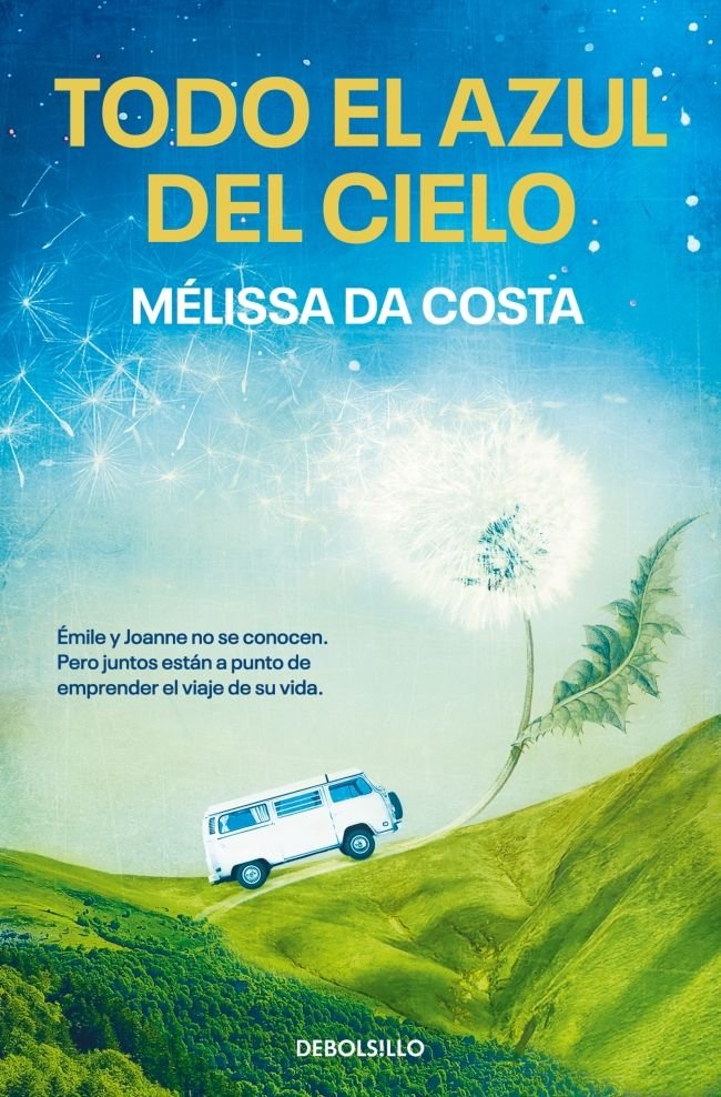 TODO EL AZUL DEL CIELO, de MELISSA DA COSTA | portada del libro