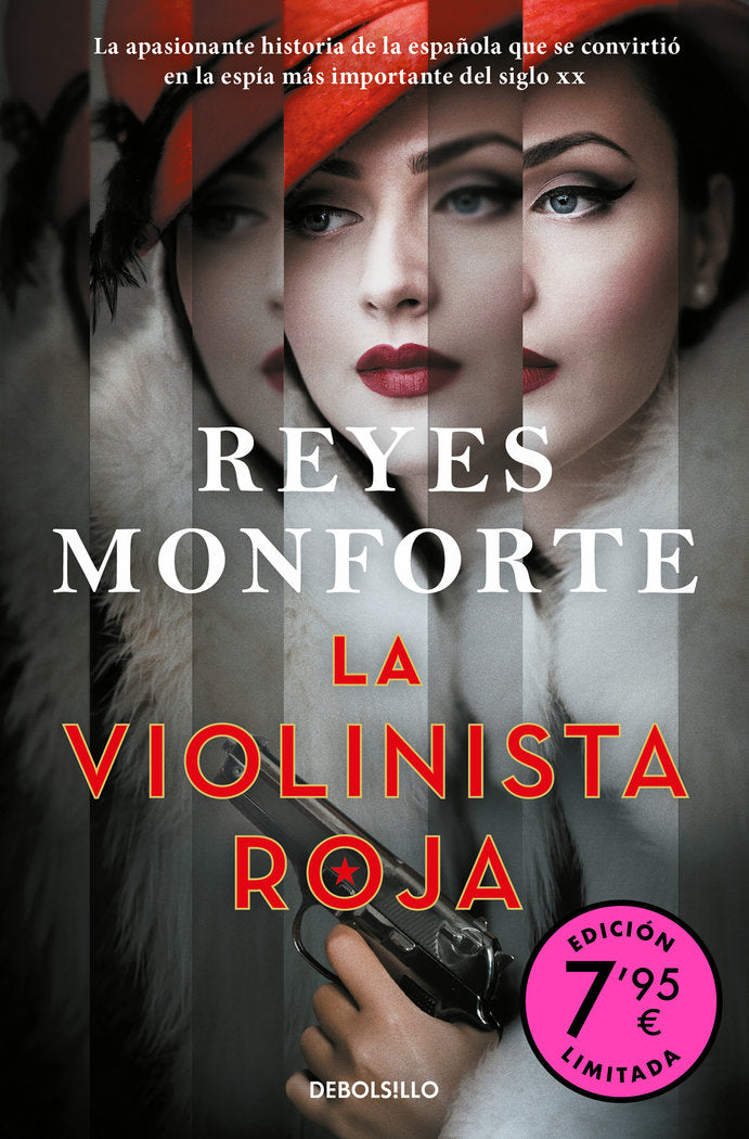LA VIOLINISTA ROJA CAMPAÑA DE VERANO EDICION LIMITADA, de REYES MONFORTE | portada del libro
