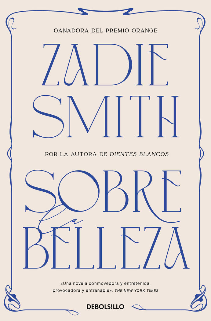 SOBRE LA BELLEZA, de SMITH, ZADIE | portada del libro