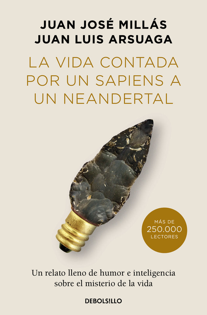 LA VIDA CONTADA POR UN SAPIENS A UN NEANDERTAL EDICION LIMI, de JUAN JOSE MILLAS | portada del libro
