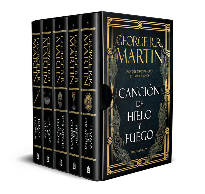 ESTUCHE CANCION DE HIELO Y FUEGO (EDICION LIMITADA), de R.R. MARTIN | portada del libro