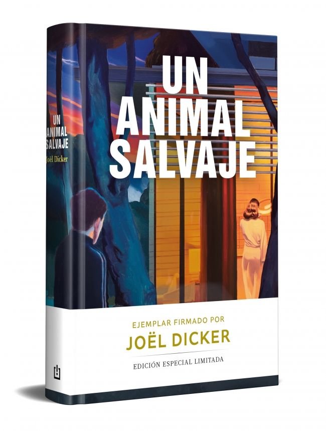 Un animal salvaje ed. limitada firmada, de Joël Dicker | portada del libro